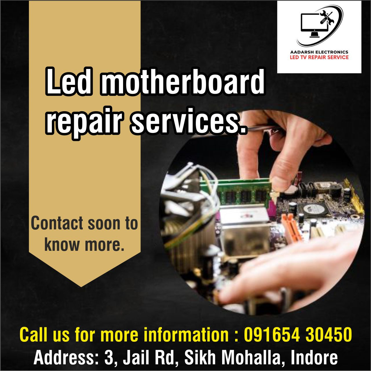 LED Motherboard Repair Services in Indore